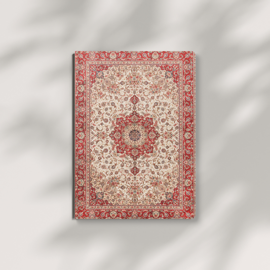 Self-Reflection Softcover Journal (Beige/Red)
