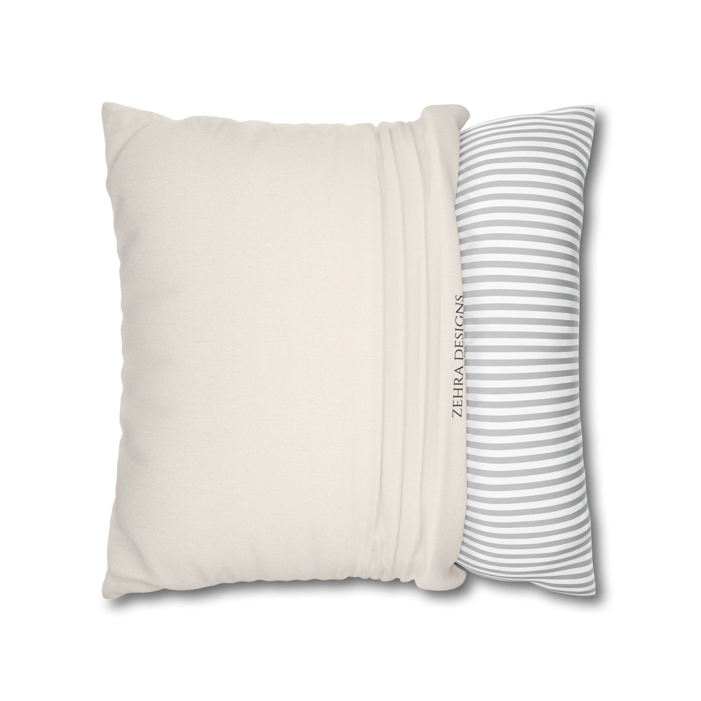 Pomegranate Print Pillow Cover - Cream & Maroon