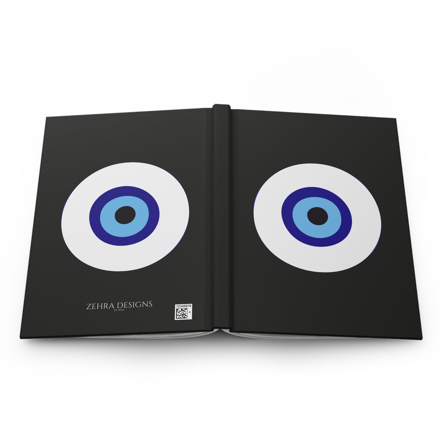Evil Eye (Black) - Hardcover Journal & Decor Book