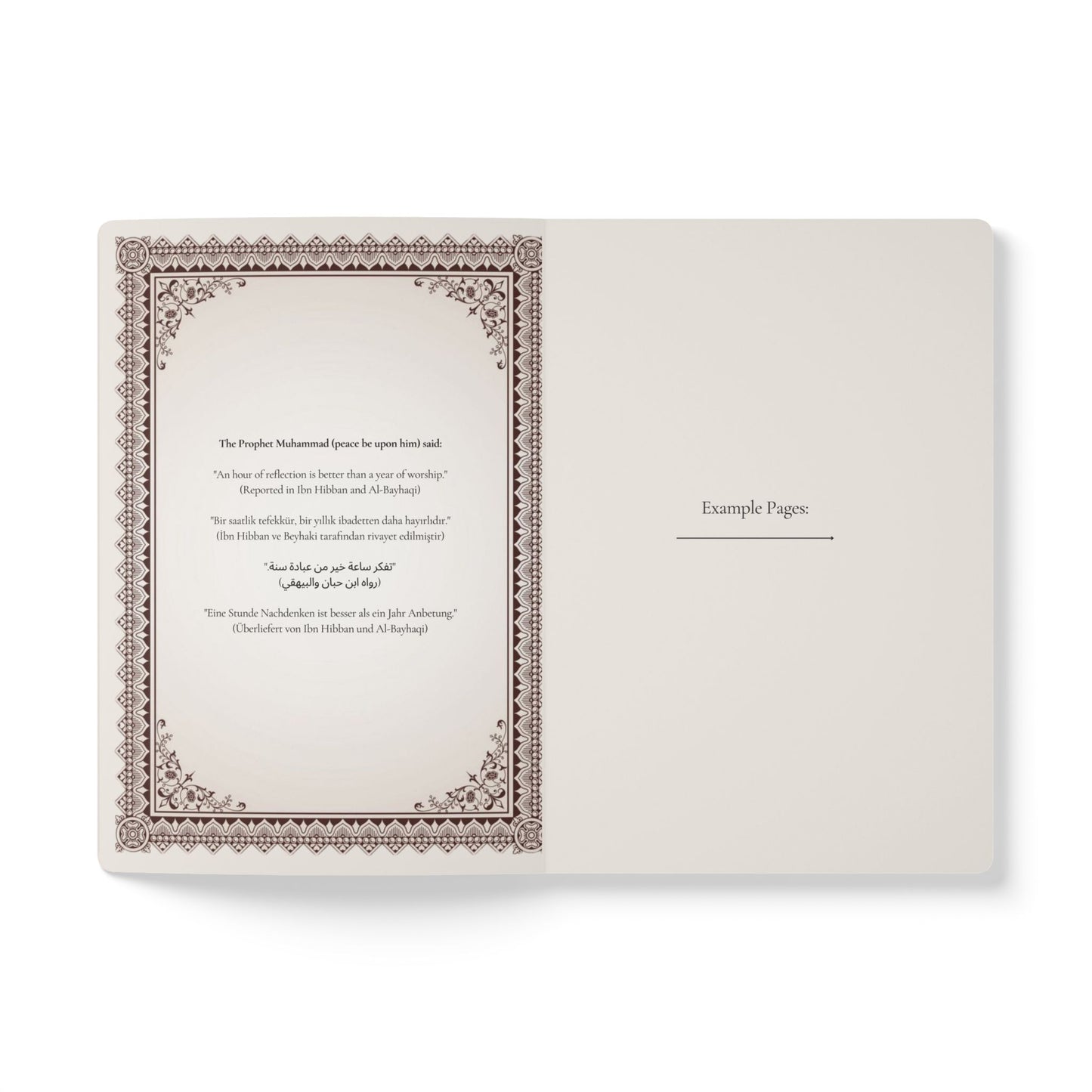 Quran Reflection Softcover Journal (Carpet)