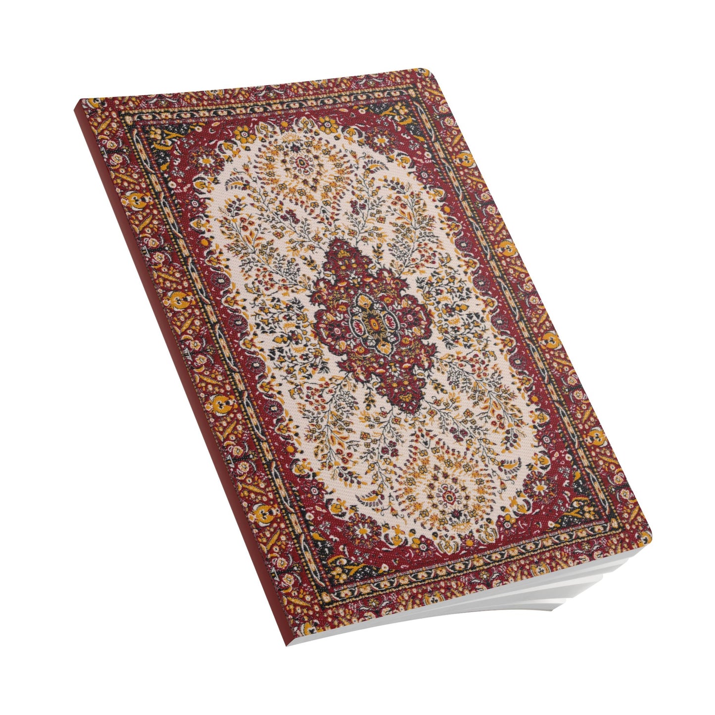 Self-Reflection Softcover Journal (Red/Beige)