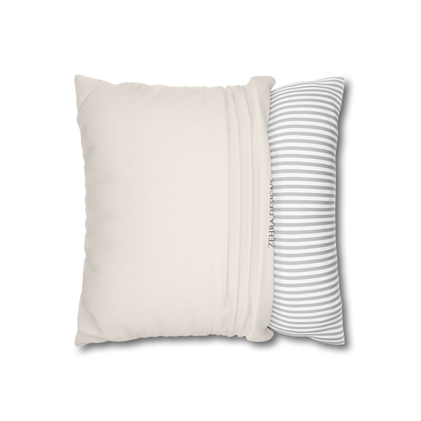 Pomegranate Print Pillow Cover - Cream & Maroon