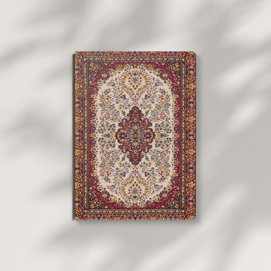 Self-Reflection Softcover Journal (Red/Beige)