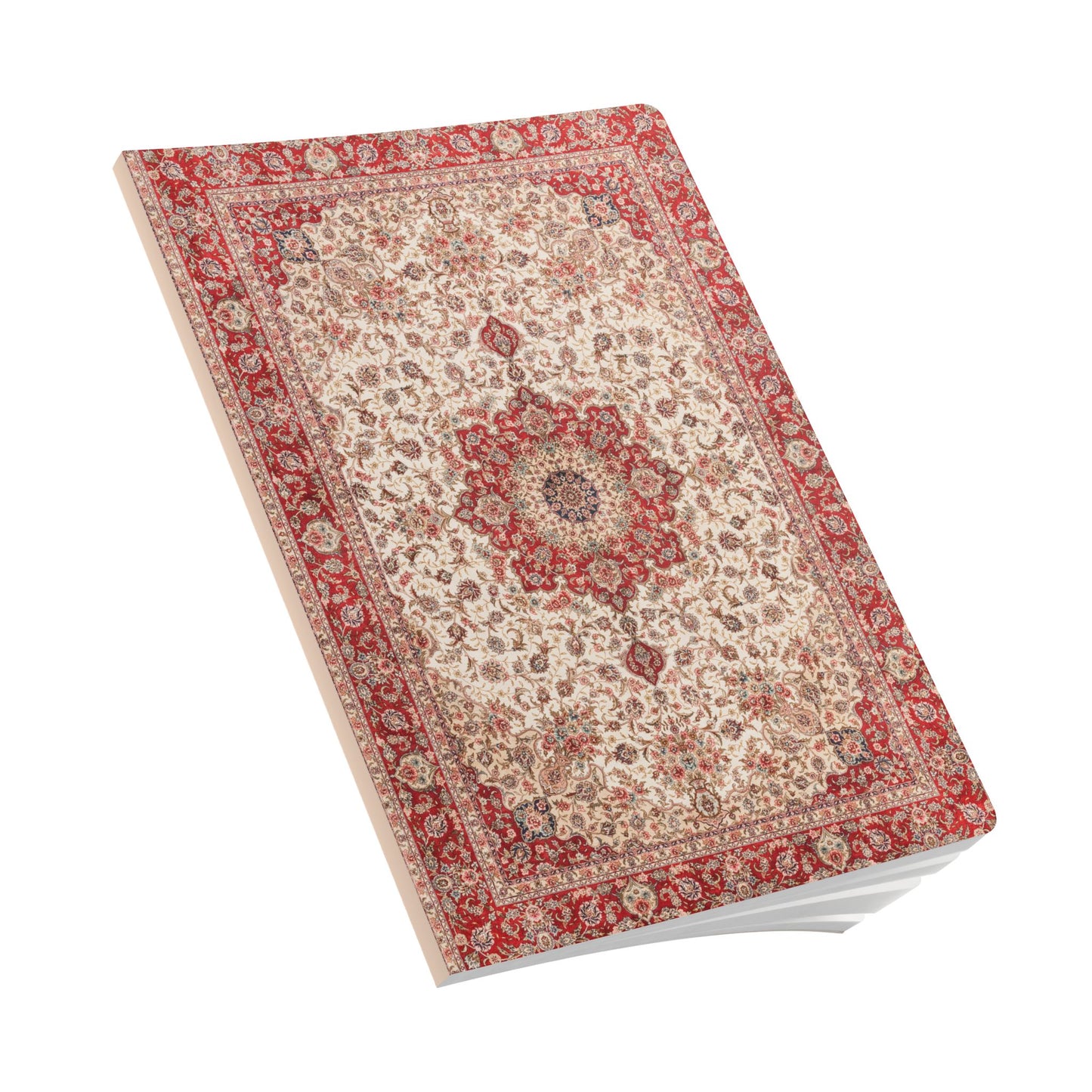 Self-Reflection Softcover Journal (Beige/Red)