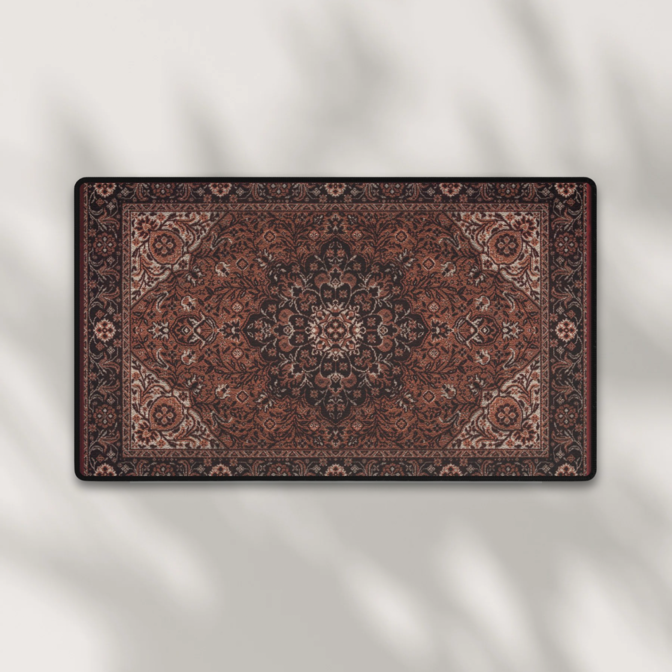 Turkish Rug Desk Mat (Orange)