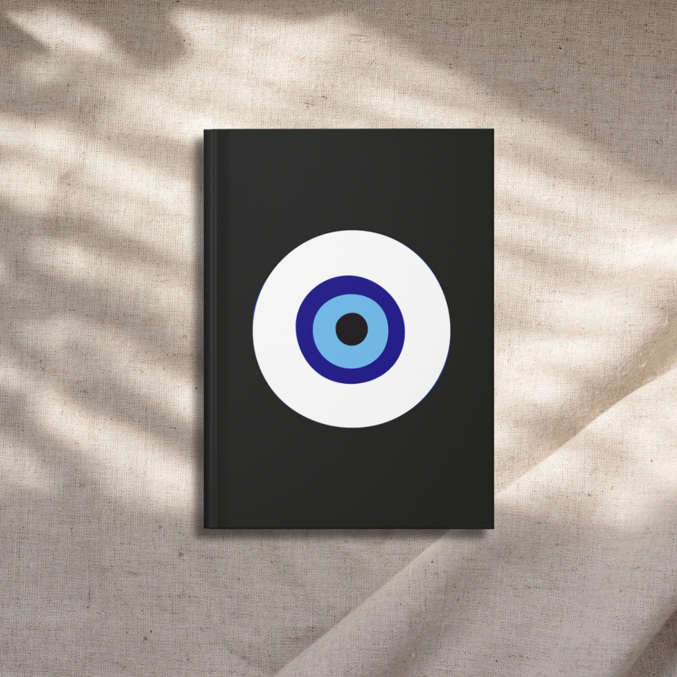 Evil Eye (Black) - Hardcover Journal & Decor Book